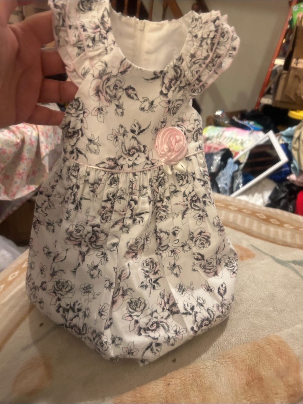 NWT Sz 12 mths floral dress/panties Bonnie baby